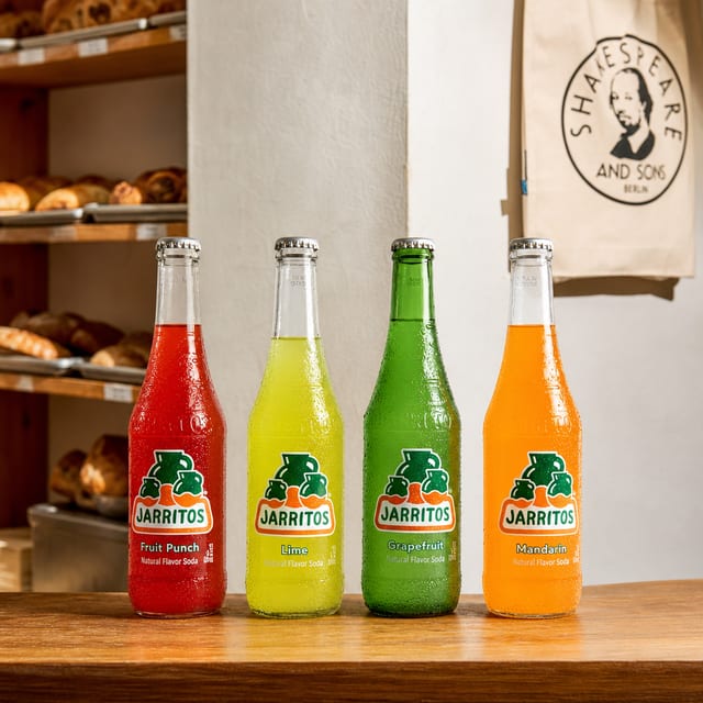 Jarritos Mexican Soda.