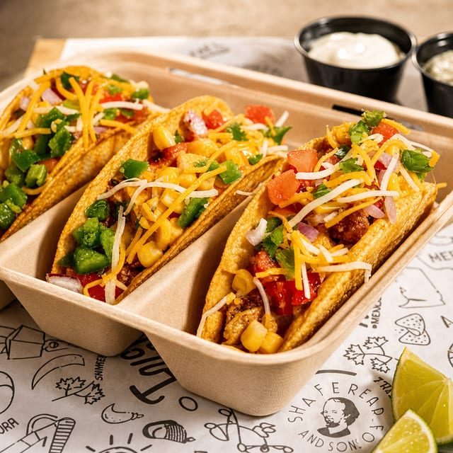Kid's Crispy Corn Tacos.