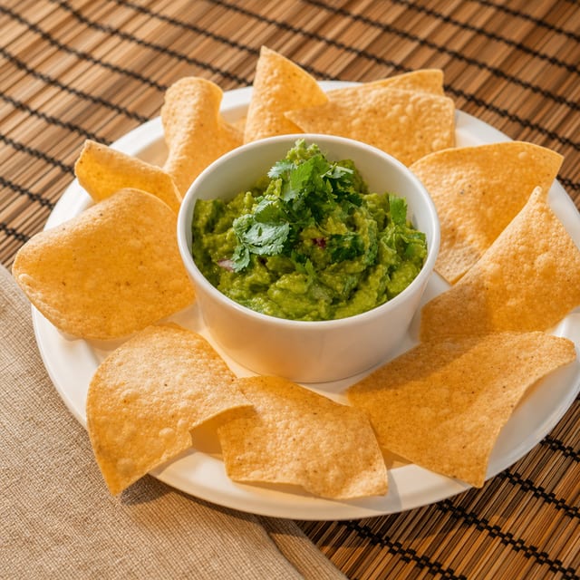 Chips and Guacamole.