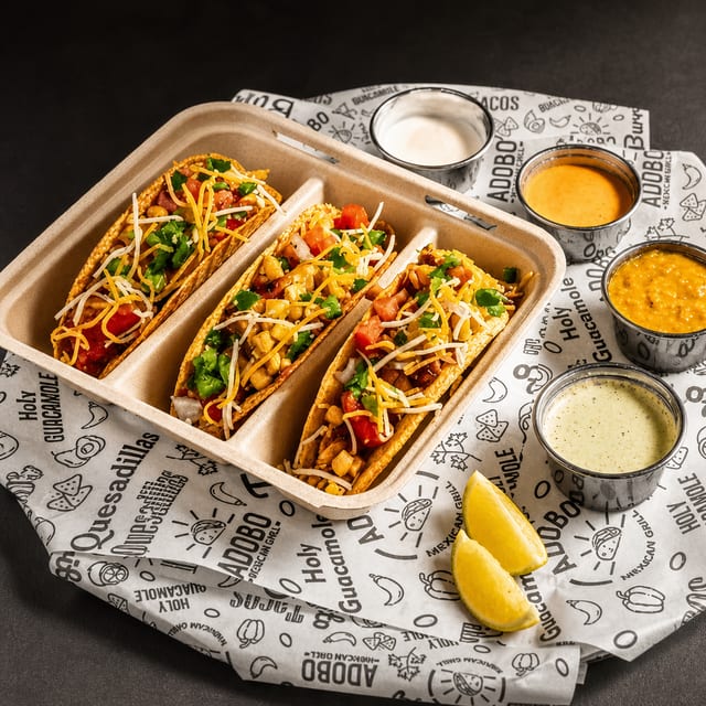 Chicken Birria Tacos.